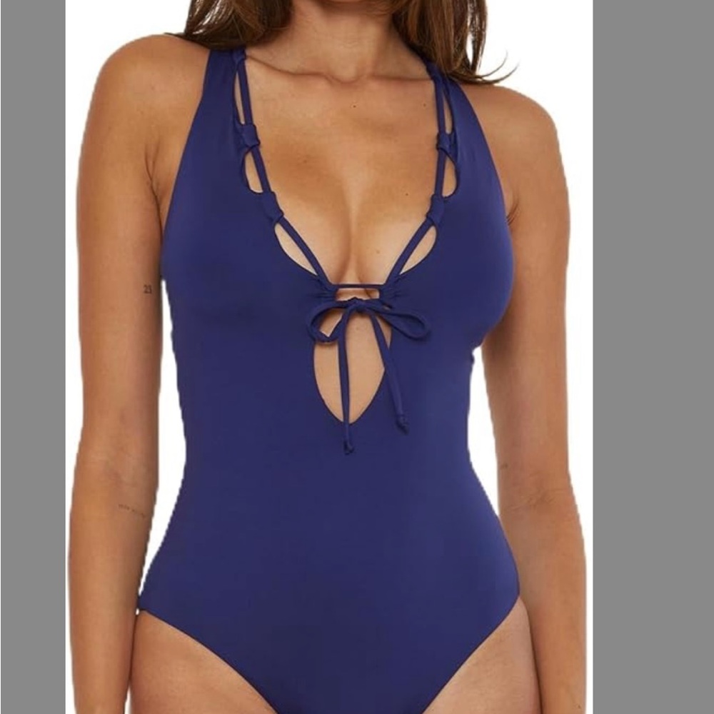 BECCA Deep Blue One-Piece Swimsuit